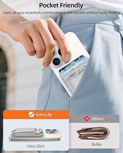 Upgraded for Magsafe Wallet, 7 Card Holder, RFID Blocking, Strongest Magnet - Image 6