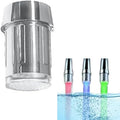 3-Color LED Water Faucet Temperature Sensor - Fancy Gradient Thermal Detector Color Changing Faucet by Varied Water Temperature, Utility Sink Tap Replacement Part for Kitchen, Bathroom by Alovexiong