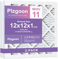12x12x1 Air Filter MERV 11, 2-Pack for AC & Furnace, MPR 1000 by Unknown