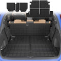 Trunk Mat+2nd&3rd Row Backrest Mats for 2010-2024 Toyota 4 Runner by Dattumar