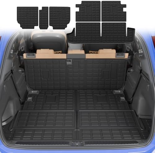 Trunk Mat+2nd&3rd Row Backrest Mats for 2010-2024 Toyota 4 Runner by Dattumar
