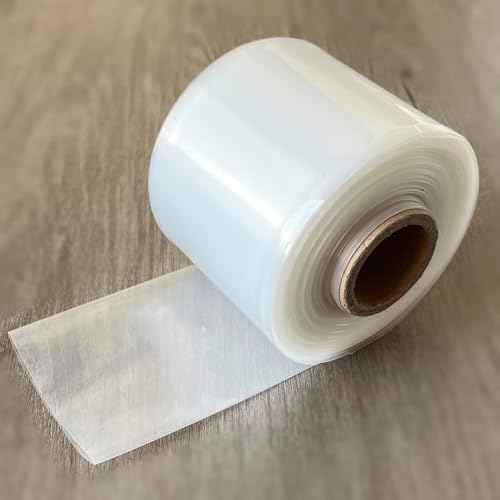 4 Mil Poly Tubing Roll for Packaging and Safe Storage of Food,3.1"Wx100'L by WelcomeToDiycoming