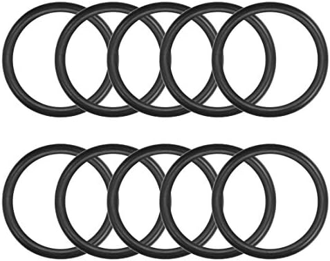 uxcell Nitrile Rubber O-Rings 34mm OD 27mm ID 3.5mm Width, Metric Nitrile Rubber Sealing Gasket, Pack of 10 by uxcell