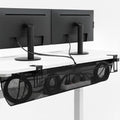 VIVO Black Clamp-on 44 in Mesh Net Cable Management Holder, DESK-AC44MH by VIVO