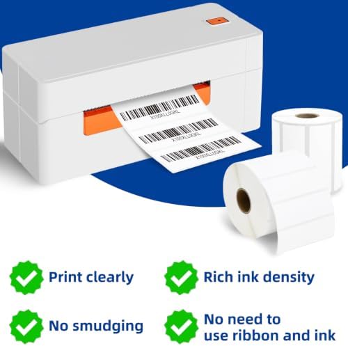 ESSENTIAL 3" x 1" Direct Thermal Labels, 1" Core (1400 Labels, 1 Roll) - Image 4