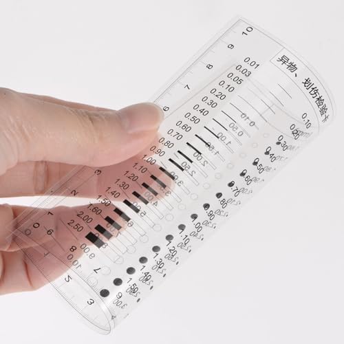 HARFINGTON High Precision SEC Size Estimation Chart 10x10cm Film Ruler - Image 6