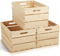 3 Pack Large Wooden Storage Crates 16 x 12 x 9.5 Inches by Unknown