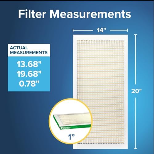 Filtrete 14x20x1 Air Filter, MERV 8, MPR 700, 4 HVAC Filters - Image 2