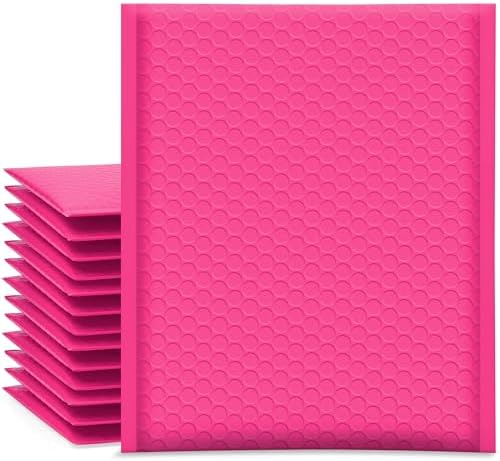 UCGOU Bubble Mailers 8.5x12" 25 Pack Usable Size 8.5x11" Hot Pink Padded #2 by UCGOU