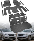 Floor Mats for Chevy Traverse 2009-2017 & Buick Enclave 2008-2017(7 Seats) by RYStark