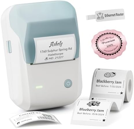 NIIMBOT B1 Label Maker Machine with Tape, 2Inch Thermal Label Printer by NIIMBOT%C2%AE