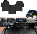 Floor Mats Fits 2019-2025 2026 Mercedes Benz Sprinter 1500/2500/3500/4500（Only Fit Cargo Van/Cab Chassis） TPE All Weather Protection Car Front Row Mats, Black mat Accessories for Sprinter by WAYIDSS