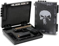 STOPBOX Gun Safe Alternative - Tactical Handgun Storage, Instant Access Portable Gun Case, TSA Compliant Gun Lock Box for Quick Handgun Access | SKULL CAMO + BLACK (2 Pack) | Full-Size Only by StopBoxUSA