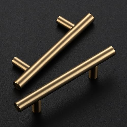 Ravinte Cabinet Handles,5" Length,3" Hole Center,Champagne Bronze,12 Pack - Image 4