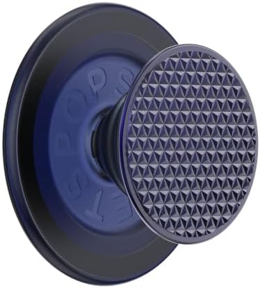 PopSockets Phone Grip for MagSafe, Magnetic Holder- Knurled Navy - Image 4