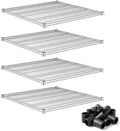 4-Pack 36" x 36" NSF Additional Wire Shelf for Shelving Units for Stock Rooms, Home, Hotel, Office by Zedfire