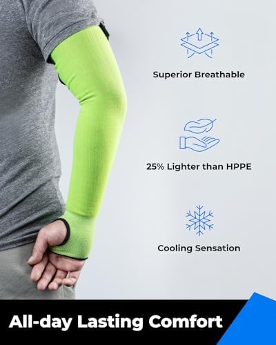 toolant Ultra-Comfort Cut Resistant Sleeves for Gardening & Welding - Image 4