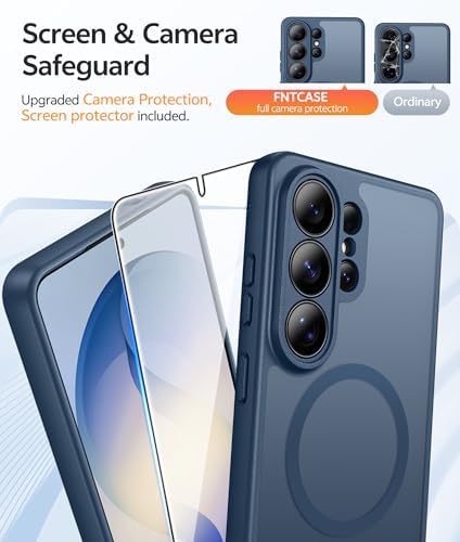 FNTCASE for Samsung Galaxy S26 Ultra Case, Compatible with Magsafe Blue - Image 4