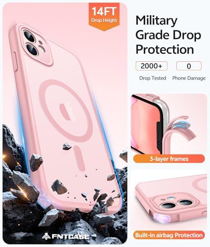 FNTCASE for iPhone 11 Phone Case, Fit for Magsafe, Full Camera Protection - Image 4