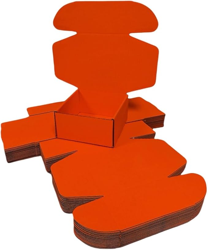 10 Pcs 9.8 x 9.8 x 4 inches Large Size Corrugated Cardboard Gift Boxes - Image 3