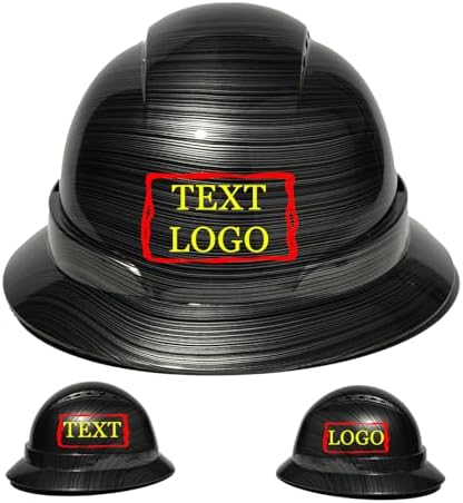Customized Safety Hard Hat Construction Work Safety Helmet Adjustable Ratchet Suspension Full Brim with Abs Shell Construction hat by YOWESHOP