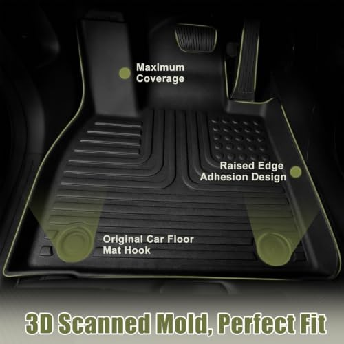 Priprilod Trunk Bed Mat Cargo Liner Fit for Toyota Tundra CrewMax 2022-2024 - Image 6