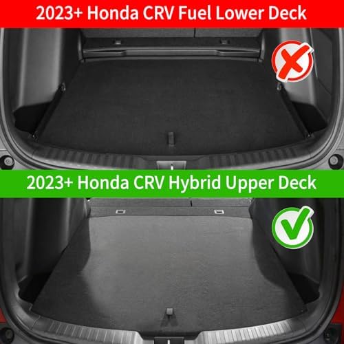 Rongtaod Cargo Mat & Backrest Mats for 2023-2026 Honda CRV with Upper Deck - Image 6