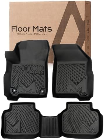 TPE Automotive Floor Mats Custom for 2011-2020 Dodge Journey, All Weather Cover Protection Waterproof Black Floor Liner Front & Rear Row Full Set Car Mats, 3PCS - Image 7