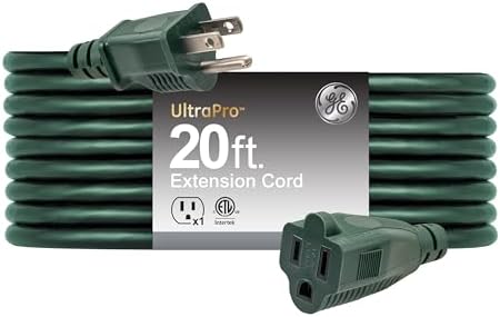 GE Outdoor Extension Cord Waterproof, Outdoor Heavy Duty Extension Cord by Unknown