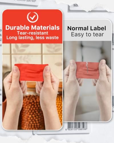 iEager 4x2 Inch Thermal Labels, Red Durable Thermal Printer Stickers - Image 4