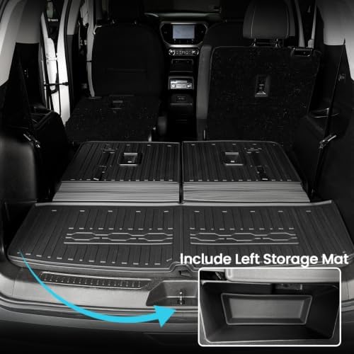 Floor Mats for GMC Acadia 2017-2023 6 Seats w/Captain Chair - Image 6