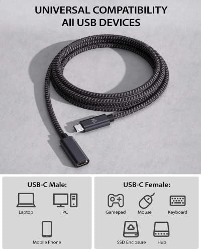 Faracent USB Type C Extension Cable (6.6FT/2M) - Image 4
