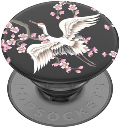 PopSockets Adhesive Phone Grip, Holder, Phone Stand, Plant-Based - Crane in Flight by PopSockets