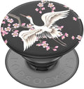PopSockets Adhesive Phone Grip, Holder, Phone Stand, Plant-Based - Crane in Flight by PopSockets