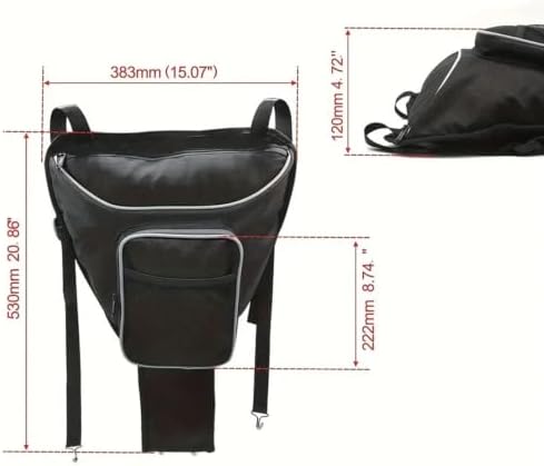 UTV Center Console Storage Bag For Kubota RTV-X1120 Worksite 2022–2026 - Image 7