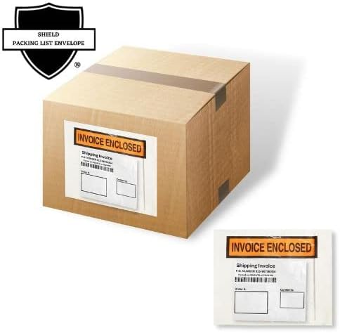 Invoice Enclosed Packing List Envelopes Panel Face Back Load 4.5" x 5.5" 1000 - Image 3