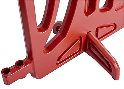 Billboard Barricade 42x96 Plastic Pedestrian Barricade- Red - Image 6