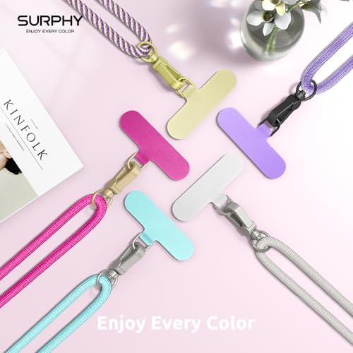 SURPHY Phone Lanyard Crossbody, Phone Strap Crossbody with 2 Tether Tabs - Image 6