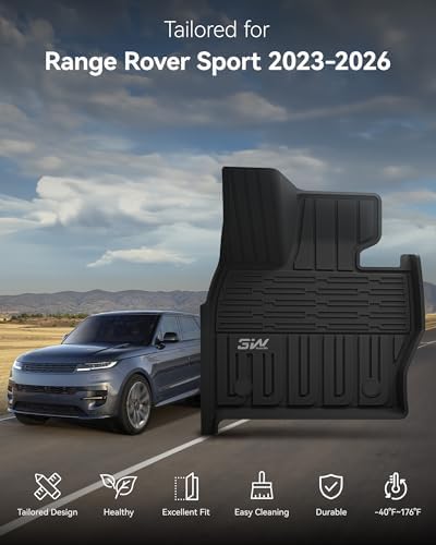 3W Floor Mats for Range Rover Sport 2023-2026 (NOT RR/LR Discovery Sport) - Image 2