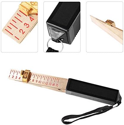 Hilitand 1Pc Wedge Shaped Vernier Feeler Inspection Flatness Measuring Tool for House Engineering (0.2mm) - Image 7