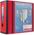 Staples Better Binder, 5 Inch Extra-Capacity D-Ring, Red, 2-Pack by Staples