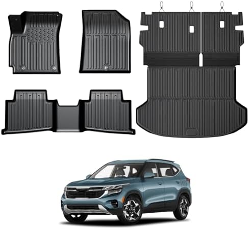 Floor Mats for 2024-2026 Kia Seltos Accessories (w/o Subwoofer) by GALVAGNITE
