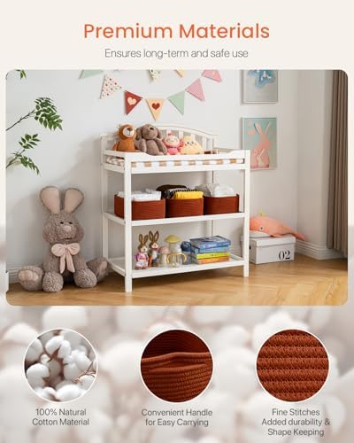 KALLAX Small Woven Storage Basket for Organizing, 13.5x9.5x5 inches, 3 Pack - Image 4