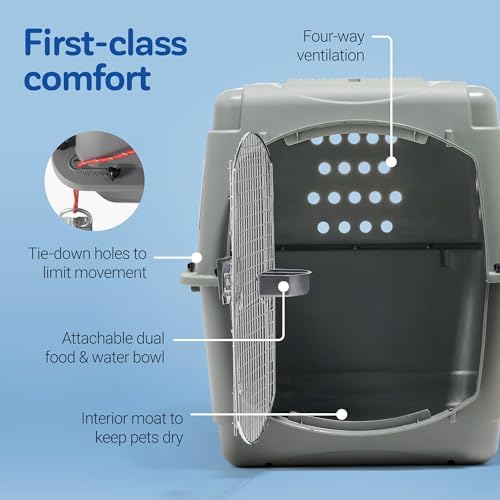 Petmate Sky Kennel for Air Travel, 40in Dog Crate for Pets 70 to 90lbs - Image 5