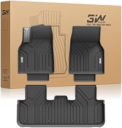3W Floor Mats Fit for Tesla New Model Y 2025 2026 Juniper,Metal Penal by 3W
