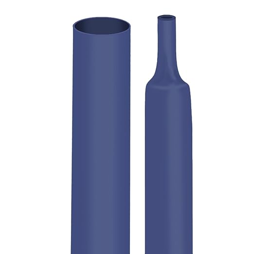 XHF 1 Inch 4Ft 3:1 Waterproof Heat Shrink Tubing Roll Marine Grade Adhesive by XHF