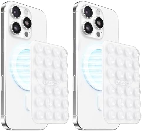 Klearlook 2PCS Magnetic Suction Phone Mount for MagSafe Case, Transparent by KlearlookMaximizedClarity