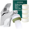 [6Months Set] Bathroom Sink Faucet Water Filter, Vitamin C Gel, Olive Green by bodibeam