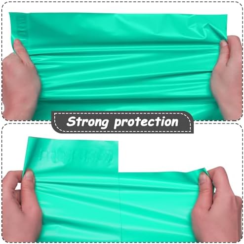 JinRuiKJ Poly Mailers 6x9 Inch, 100 Pcs Shipping Bags, Teal - Image 4