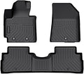 Cartist Custom Fit for Floor Mats 2014-2019 Kia Soul (Not for Hybrid) All Weather Floor Liners Front & 2nd Row TPE Waterproof by cartist